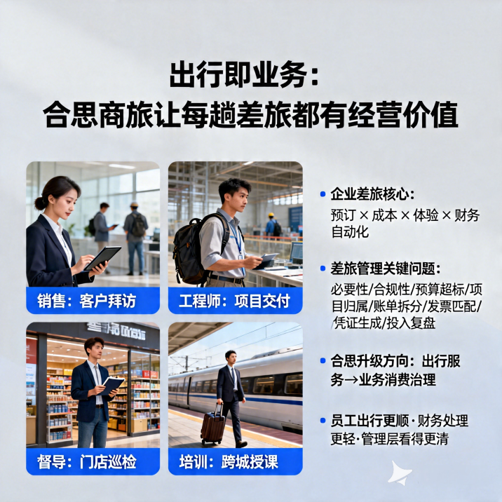 出行即业务：合思商旅让每趟差旅都有经营价值