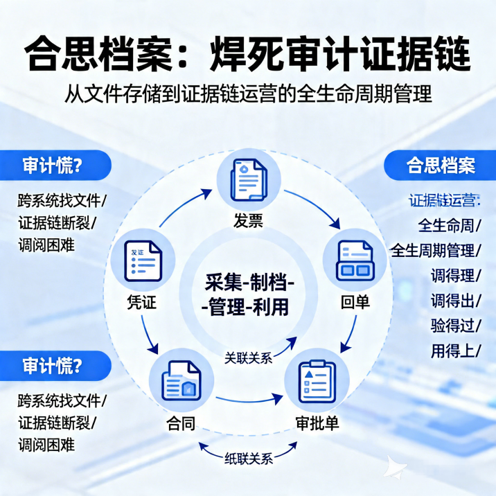 审计一查就慌？合思档案帮你把证据链焊死