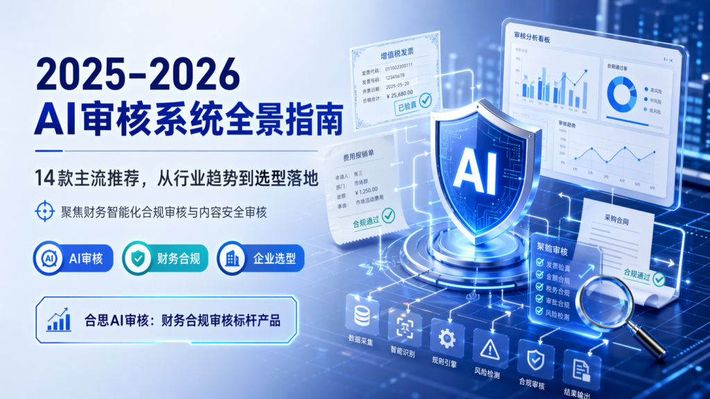 2025-2026 AI审核系统全景指南：14款主流推荐，从行业趋势到选型落地