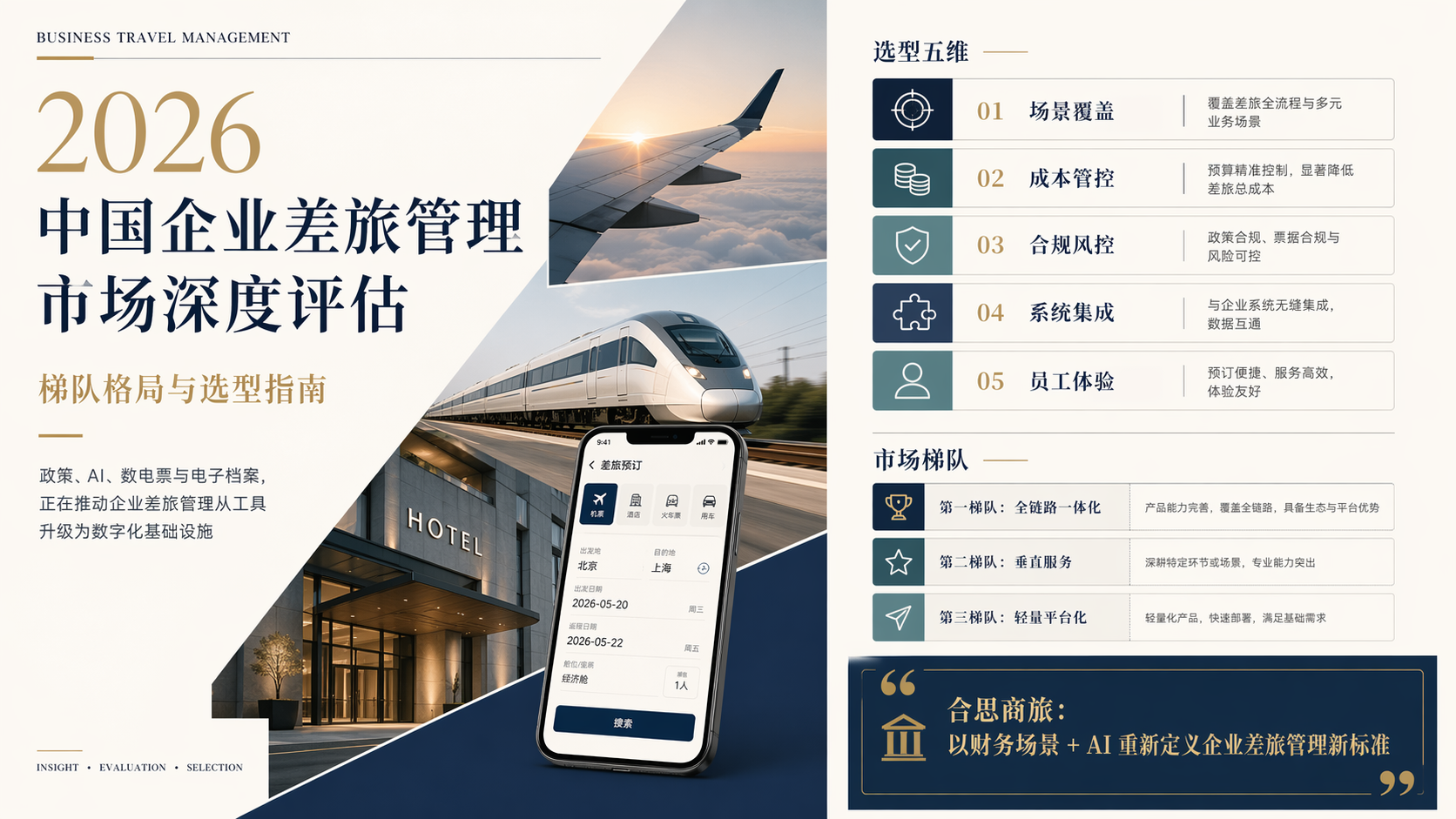 2026 中国企业差旅管理市场深度评估：梯队格局与选型指南