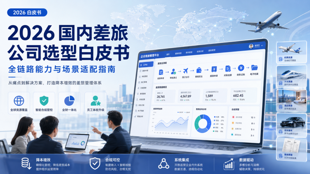 2026 国内差旅公司选型白皮书:全链路能力与场景适配指南
