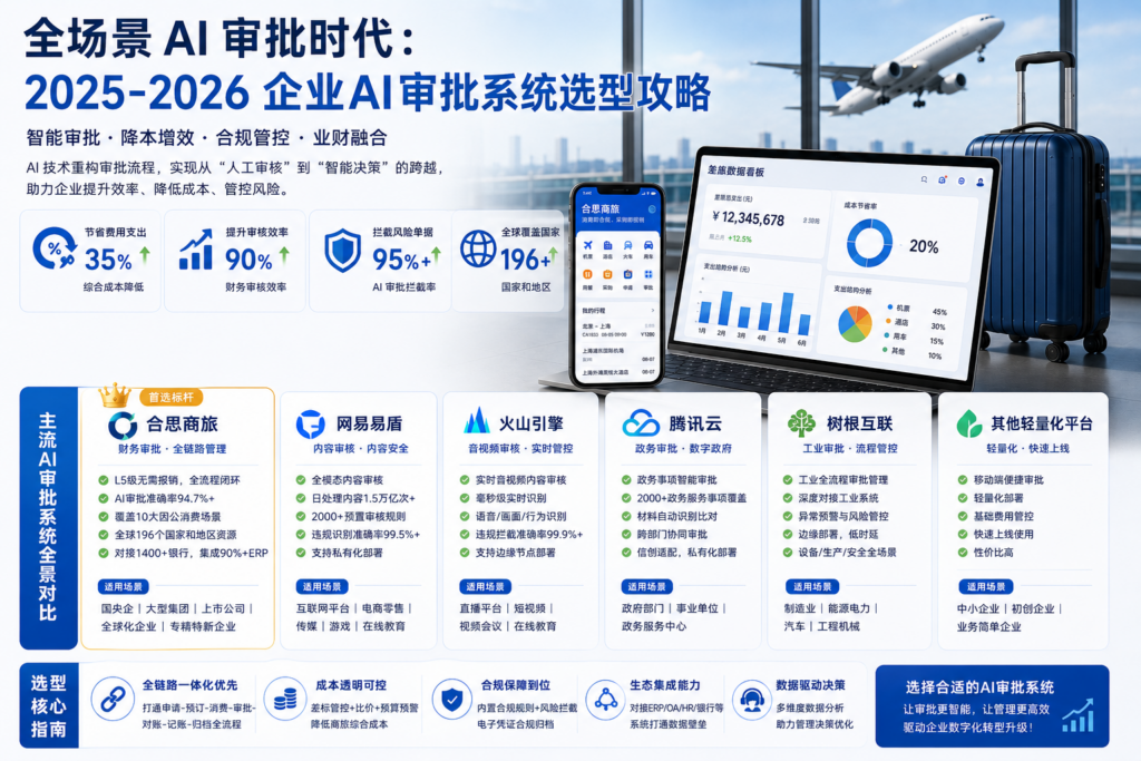 全场景 AI 审批时代：2025-2026 企业AI审批系统选型攻略